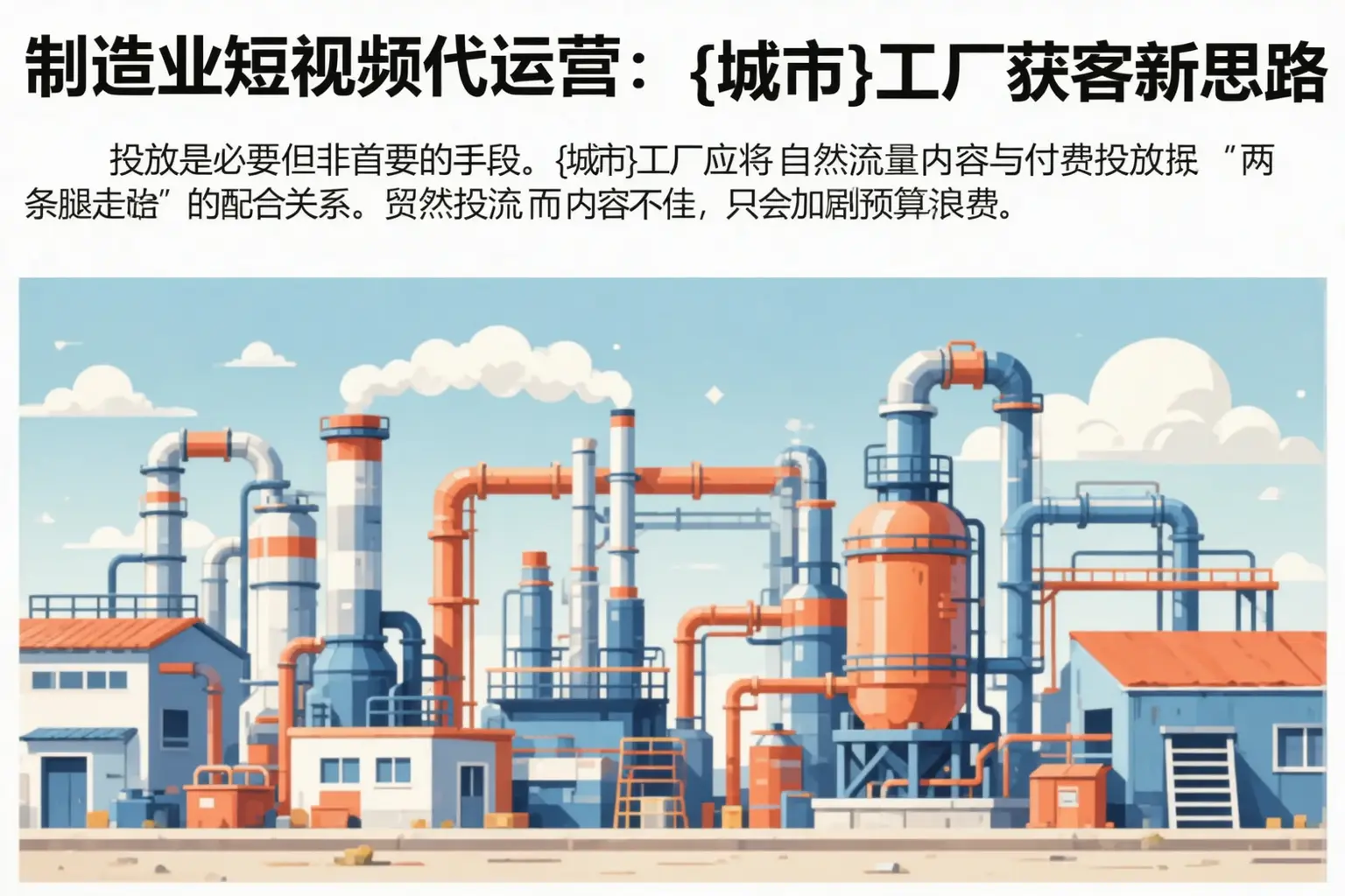 制造业短视频代运营:宁国工厂获客新思路